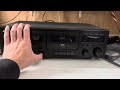 akai hx 27w stereo double cassette deck