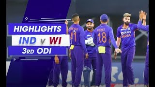 India vs West Indies 3rd ODI Full Match Highlights Video 2022 | INDIA VS WINDIES 2022 #Chahal
