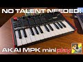 🎹 AKIA MPK miniplay Quick Review | No Talent Required!