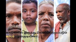 காடுகளில் இருந்து வெளியேற்றப்படும் காடர் பழங்குடியினர்...