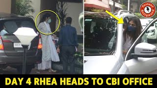 Day 4 ! Rhea Charkraborty Spotted While Leaving For CBI Office | #ArrestRheaChakraborty​.
