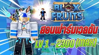 Blox Fruits สอนฟาร์มตั้งแต่ Lv.1 - 2300 [Max] อัพเดทล่าสุด แจกโค้ดx2 5ชั่วโมง!? (แจกโยรุ)