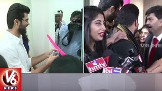 Arjun Reddy Fame Vijay Devarakonda Launches New Hair Salon At Banjara Hills | V6 News