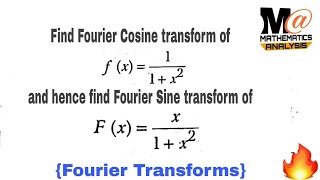 Fourier transform examples and solutions || problem 3