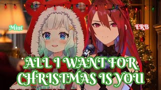 【KARAOKE MASHUP】 All I Want for Christmas Is You | Elizabeth Rose Bloodflame ERB & Mint Fantôme