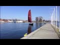 Impressive sailboat docking