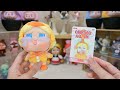 【pop mart】crybaby crying again vinyl face plush full set unboxing 4k