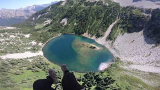 Paragliding over the North Cascades