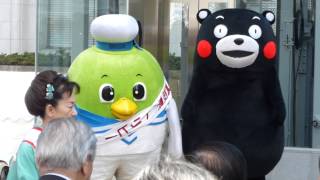 くまモン日本橋まつりで紹介される♪2014/04/06