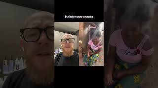 Hairdresser reacts to an extremely hot tool!!!