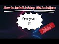 How to install & Setup Java JDK in Eclipse | How to run 1st Java Program 