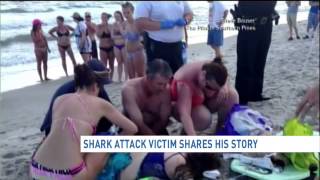 Shark attack victim shares his story