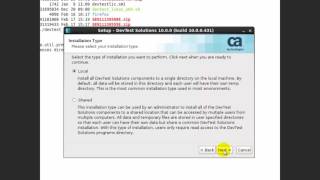 Running the Linux Installer Files for DevTest Solutions 10.0