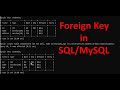 Foreign Key in SQL/MySQL | Create Foreign key in existing table | Foreign key all command in SQL