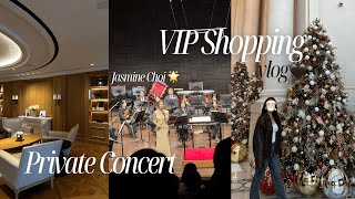 [ENG] Went to a VIP exclusive music concert!! Rating foods at Shinsegae. Jasmine Choi Flutist.