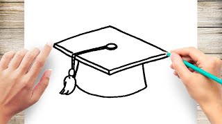 How to Draw a Graduation Cap Step by Step