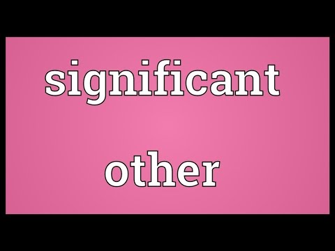What is the legal definition of significant other?