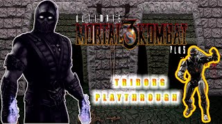 Ultimate Mortal Kombat 3 Plus - Triborg (Endurance Ladder)【TAS】