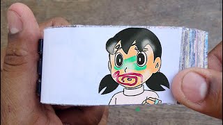 Doraemon Cartoon Flipbook #37 | Shizuka's MakeUp Trouble Flip Book | Flip Book Artist 2022