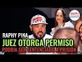 Juez autoriza a Raphy Pina a ir al cumpleaños de su hija