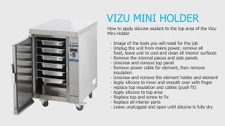 Vizu Equipment - Mini Holder - Silicone Sealent Top Installation