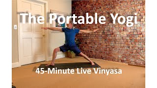 The Portable Yogi  - Live 45-minute Vinyasa - December 15, 2020