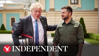 Volodymyr Zelensky thanks Boris Johnson for support 'from first day of Russia terror’