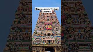 WoW! Amazing Architecture of Kapaleeswarar Temple #shorts #chennaitouristplaces