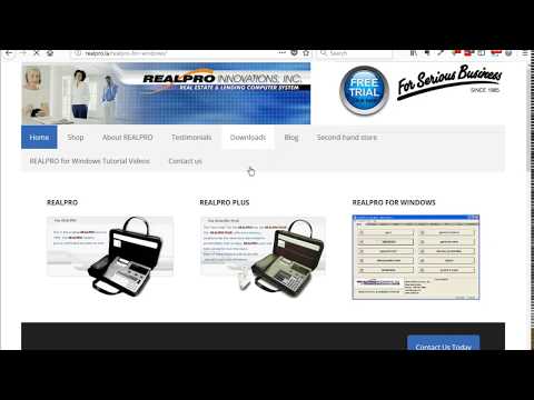 Install REALPRO for Windows Update Install REALPRO for Windows Update