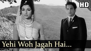 Yehi Woh Jagah Hai | Yeh Raat Phir Na Aayegi Songs | Sharmila Tagore | Biswajeet | Filmigaane