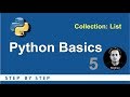 Python Beginners Tutorial | Collections LIST | Basic Programming 5