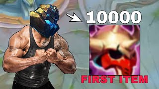 GROCK FIRST ITEM CURSED HELMET IS TOO OP IN EARLY GAME!! 😱 GROCK BEST BUILD 2025