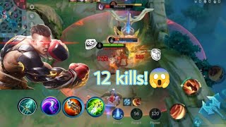 12 kills! paquito character | Mobile legends | Enjoy the video