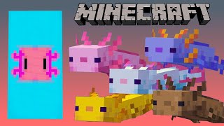 How to make an Axolotl Banner in Minecraft!