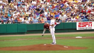 Matt Purke in First Pitch \u0026 AB of 2010 CWS