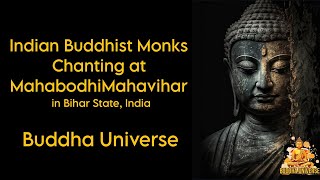 Indian Monks chanting at Mahabodhi Mahavihar | Indian Monks | Buddha Universe | #buddha #dhamma