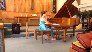 Miriam's piano recital Sept 2015