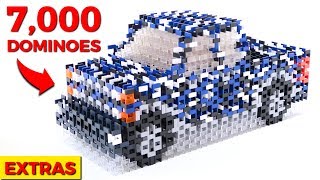 Building a truck out of 7,000 dominoes... then DESTROYING IT!