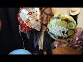 Helium Happy Birthday Balloon Experiment Video