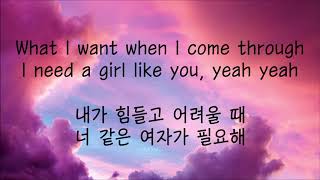Maroon 5 (Feat. Cardi B) - Girls like you (한국어 가사/해석/자막)