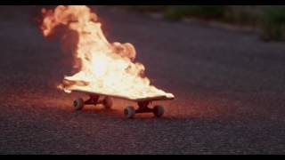 Burn Your skateboard | Go Ghost Long Board