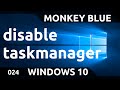 Windows 10: how to disable/enable the taskmanager Windows 10: how to disable/enable the taskmanager