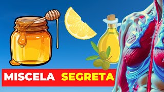 10  benefici del bere una miscela di olio d'oliva, limone e miele