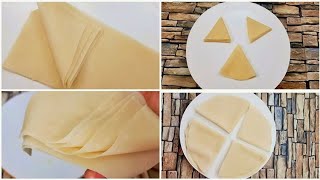 How to prepare samosa sheet | சமோசா ஷீட் சுலபமாக செய்வது எப்படி?