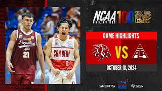 San Beda vs. Perpetual (Men's Basketball Round 2 Highlights) | NCAA Season 100