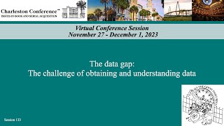 The data gap: the challenge of obtaining and understanding data