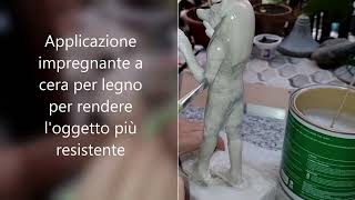 RIPRODUZIONE STATUETTA ANUBI (fasi di lavorazione)