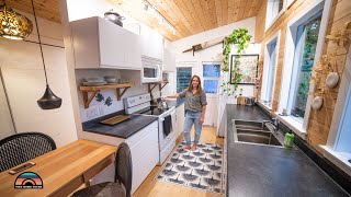 Woman Blacksmiths DIY Tiny House - Incredible Design W/ Custom Art