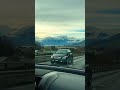 swiss alps 🏔️ drive wih green grass u0026 snowy peaks wintermountains shortsyoutube switzerland road