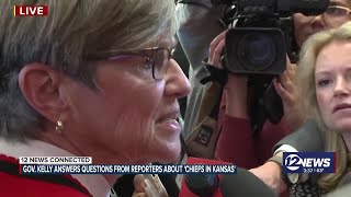 Gov. Kelly answers questions on Chiefs move to Kansas